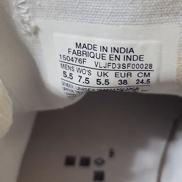 Converse Sneakers, Worn Twice - Picture 4 of 5